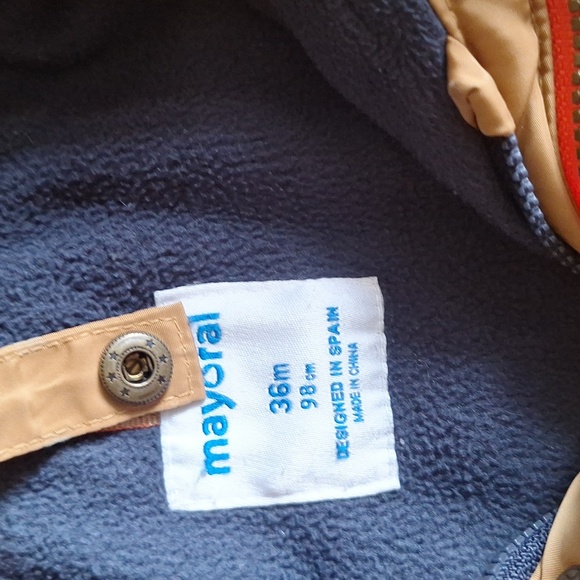 Mayoral Tan Hooded Raincoat for Kids 3 Years - Picture 3 of 9